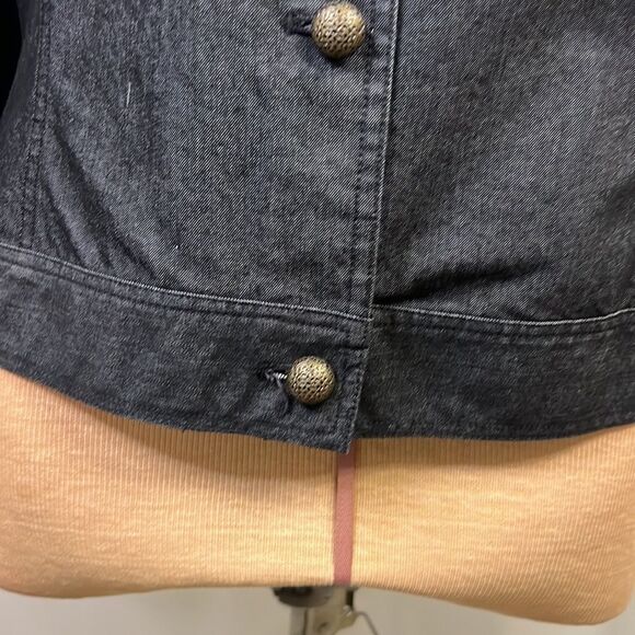 Josephine Chaus Fitted Denim Jacket - Size 10 - Picture 6 of 12